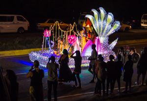 Float celebrating Divali, Georgetown, Guyana